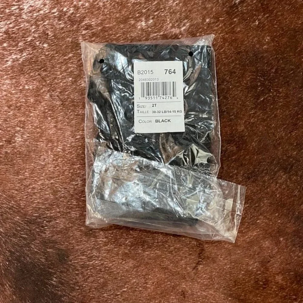 3/$20 Bundle •The Children’s Place 2pk Baby Leggings Cotton Knit Black capris 2T